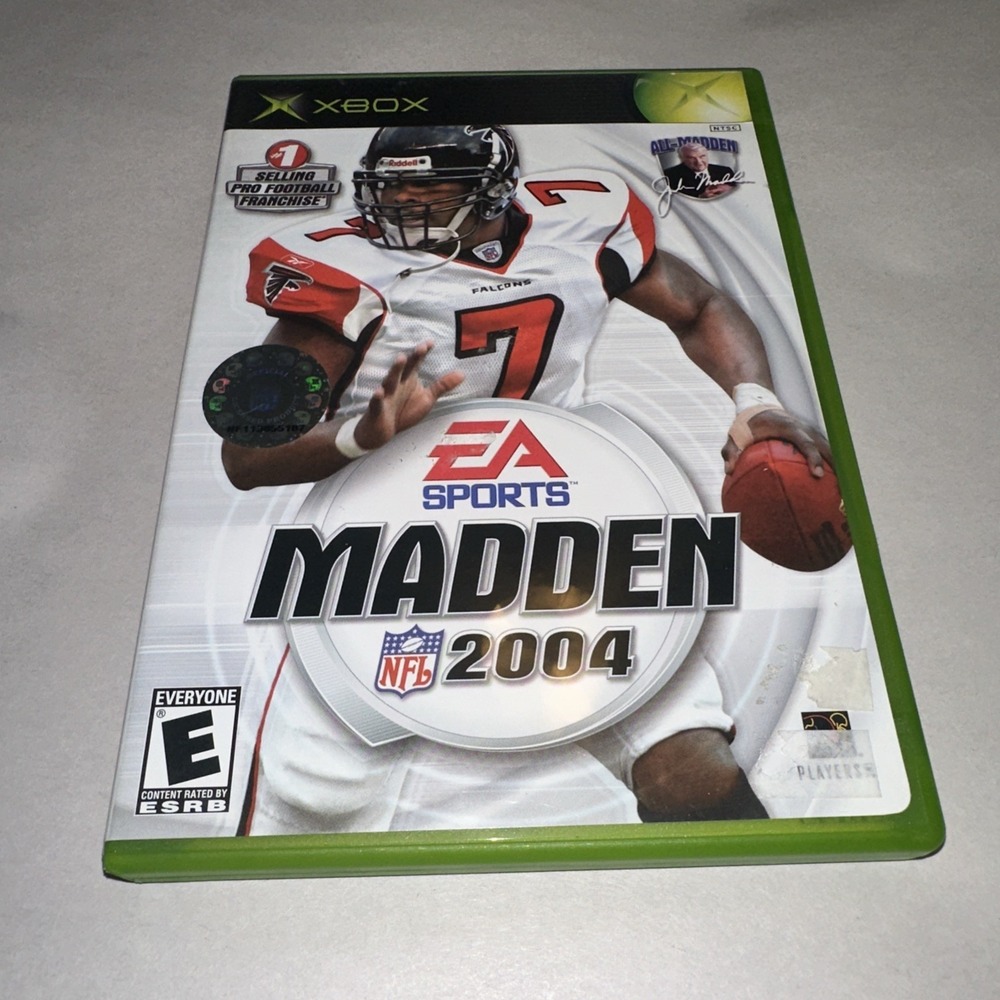 Madden NFL 2004 (Xbox, 2003) Complete CIB w/ Registration Code Exc Condition